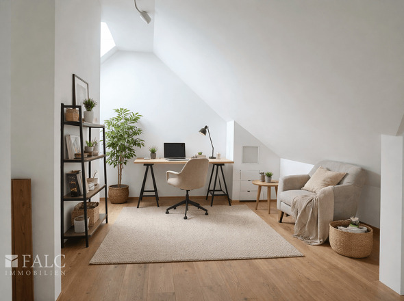 Einrichtungsbeispiel Arbeitszimmer