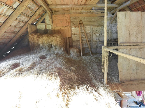 Dachboden über Stall