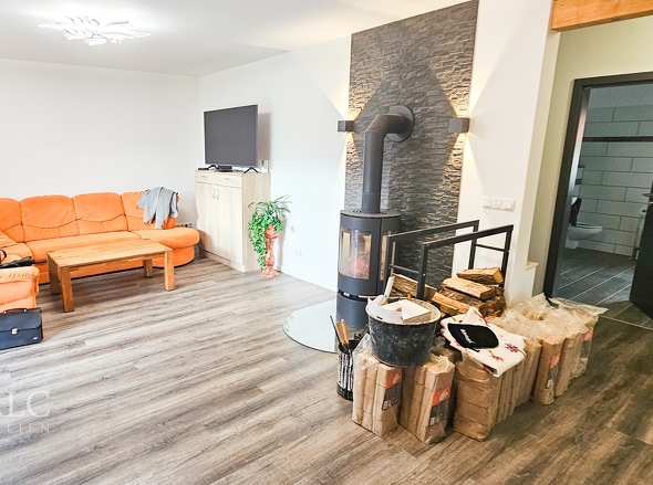 Wohnbereich im Erdgeschoss 