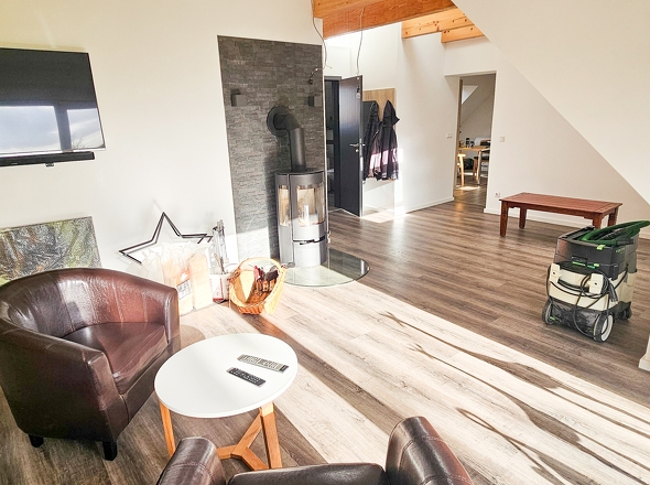 Wohnbereich im Dachgeschoss