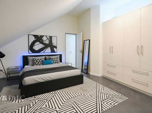 Schlafzimmer 1 - (KI generiert)