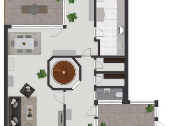 Grundriss untere Ebene