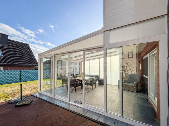 überdachte Terrasse