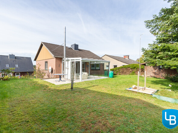 Blick über das Grundstück