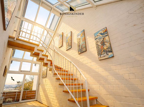 Und hier wird es außergewöhnlich: der Wintergarten...