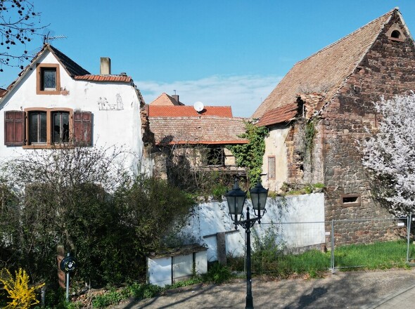 Ansicht Haus und Scheune