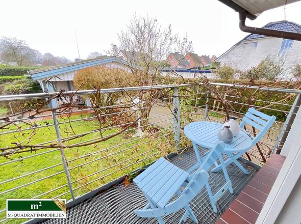 Balkon vor der Küche