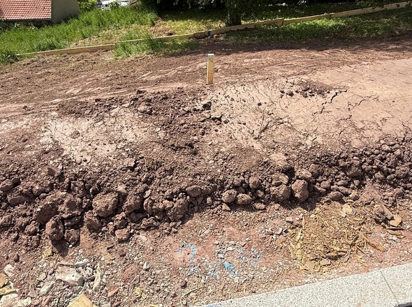 Grenzmarkierung links