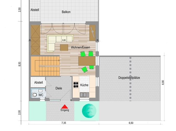 BV Altensteig Grundriss EG bunt beschr