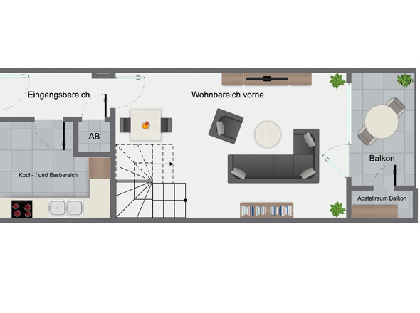 Grundriss 6. Obergeschoss