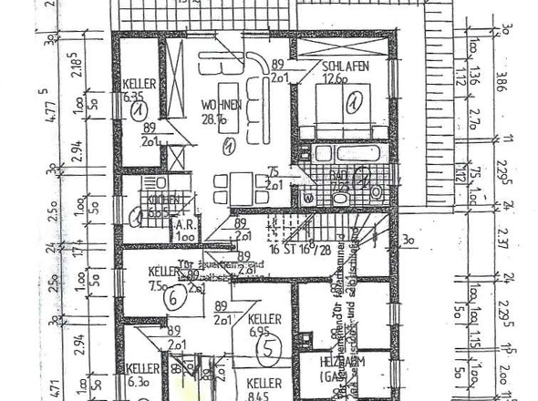 Grundriss-Keller