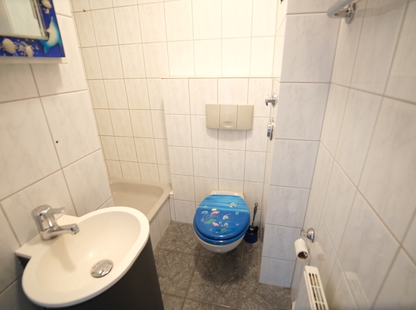 Gäste-WC mit Dusche