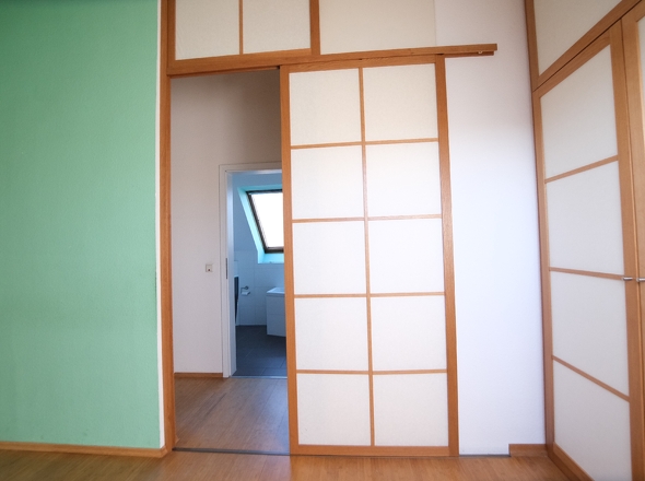 Schiebetür zum Schlafzimmer