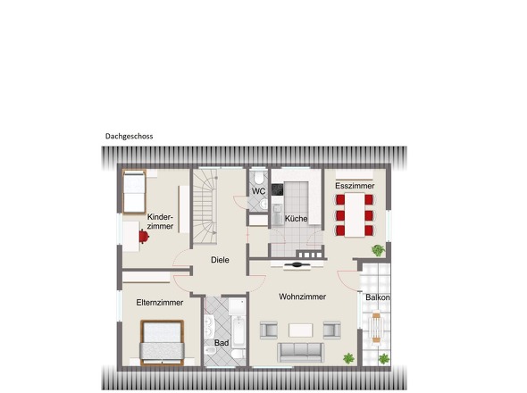 Grundriss Dachgeschoss