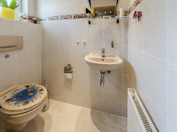 Gäste-WC im Erdgeschoss