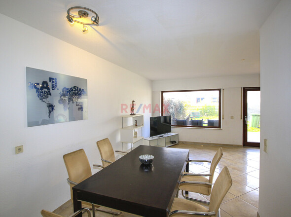 Essecke Blick richtung Garten