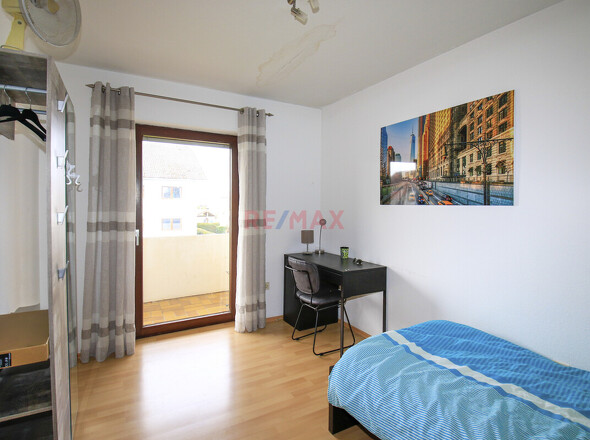 Schlafzimmer Balkonblick