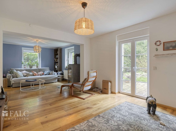 Wohnen und Terrassenausgang