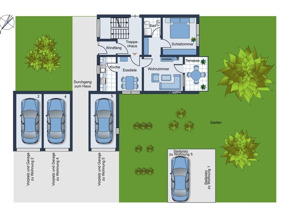 EG rechts - Wohnung 1