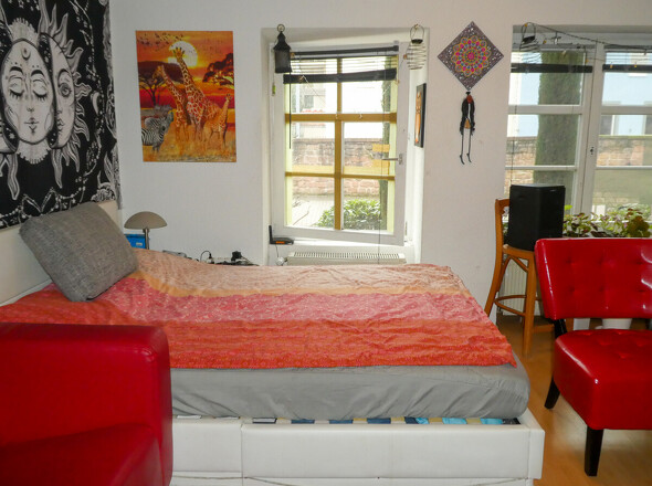 Blick aus dem Fenster