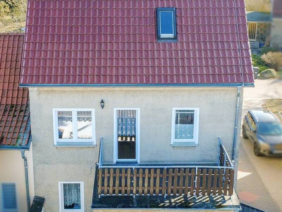Haus von Hinten