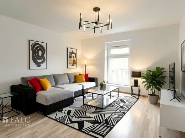 Wohnzimmer (Einrichtungsbeispiel)