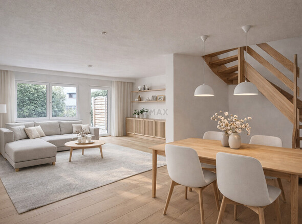 Wohnzimmeridee mit KI