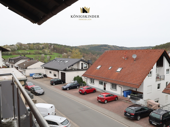 Blick vom Balkon im...