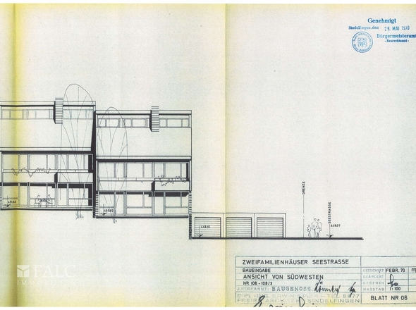 Ansicht Süd West Sommerofenstr. 108-3 