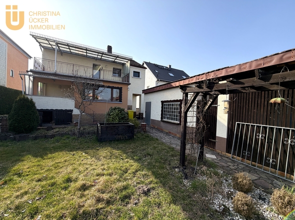 Blick zum Haus