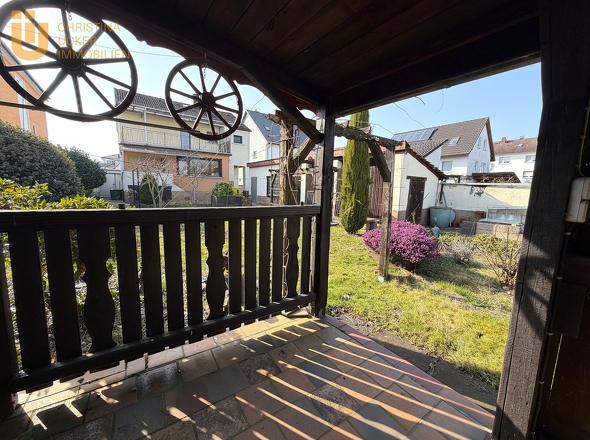 Blick zum Haus