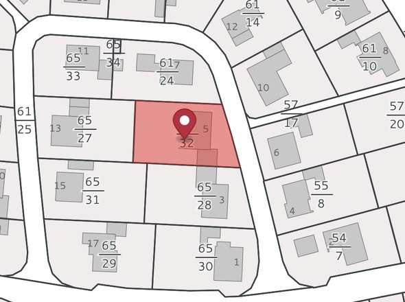 Grundstücksgrenze-Skizze