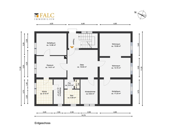 Grundriss Erdgeschoss
