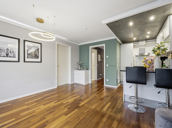 Wohn-/Essbereich mit Küche