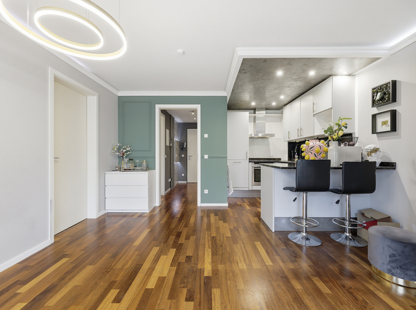 Wohn-/Essbereich mit Küche