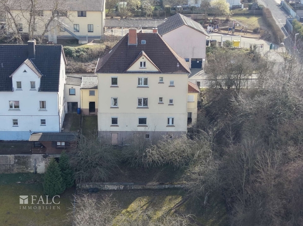 Haus hinten von oben