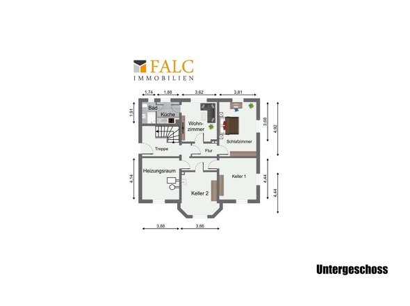 Grundriss Untergeschoss