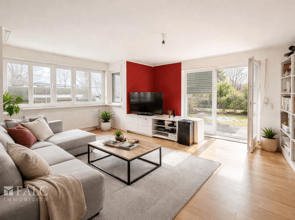 Wohnzimmer visualisiert