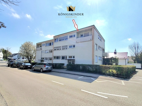 Aussenansicht mit Markierung