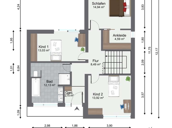 Grundriss Erdgeschoss