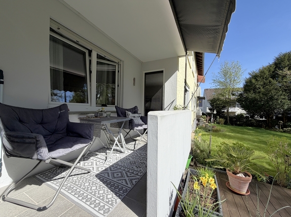 Balkon mit Terrassenzugang