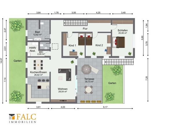 Grundriss Erdgeschoss