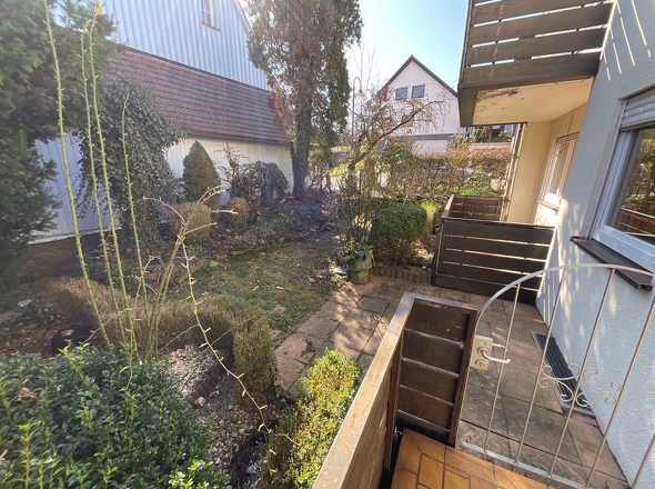 Balkone und Garten