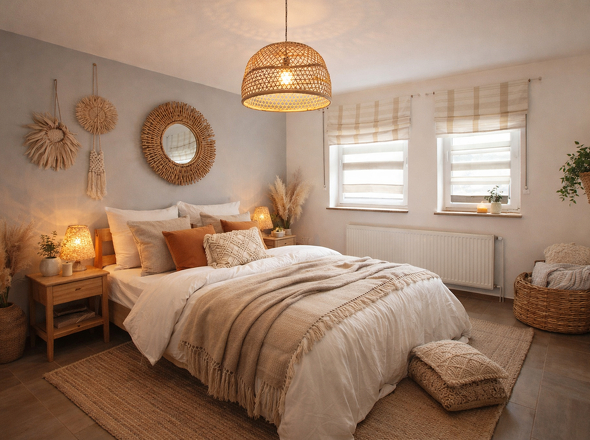 Einrichtungsbeispiel Schlafzimmer