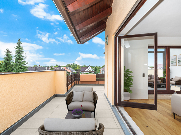 Dachterrasse 1 - virtuelle Renovierung