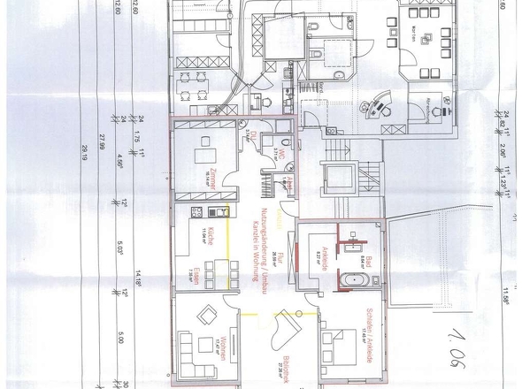 Marktplatz 13, W 5, Grundriss Wohnung 