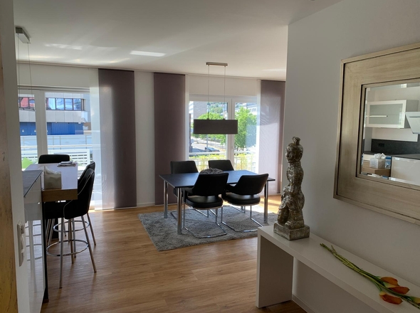 Ansicht Küche+Essbereich