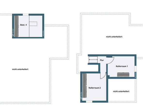 Grundriss Zwischendecke/Keller