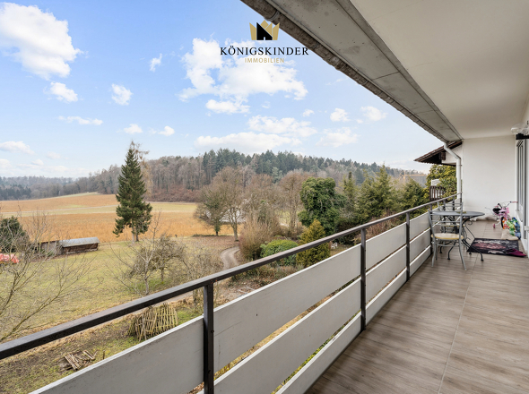 Balkon mit Fernsicht