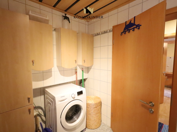 ...Platz für die Waschmaschine